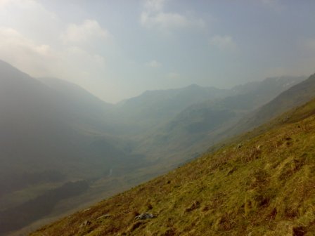 A hazy sight of some great fells