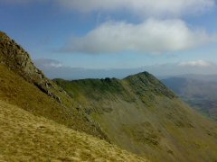 Striding Edge from towards Nethermost Pike
